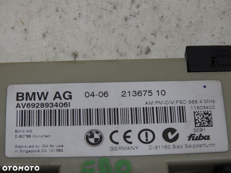 WZMACNIACZ ANTENY BMW 3 E90 21367510 - 9