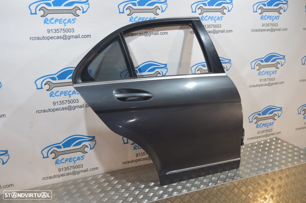 PORTA PORTAS TRASEIRA TRÁS DIREITA MERCEDES BENZ CLASS C W204 SEDAN CARRO A2047302200 2047302200 FECHO ELEVADOR MOTOR PUXADOR VIDRO - 4