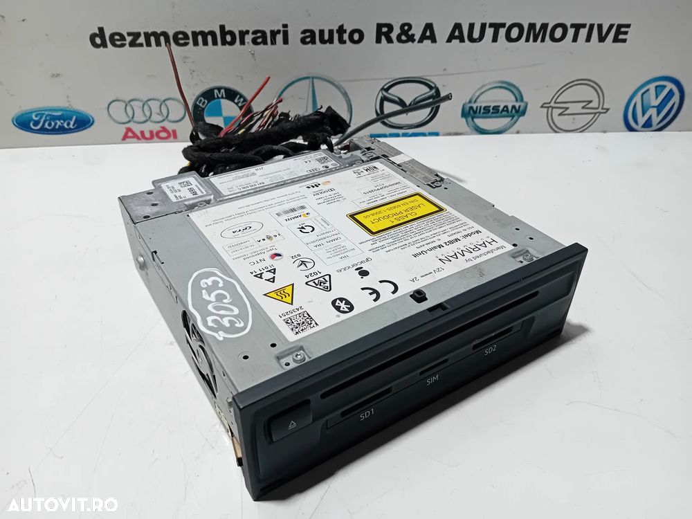 Unitate Navigatie Multimedia MIB2 Card+Sim Audi A3 8V Cod 8V1035036C - 2
