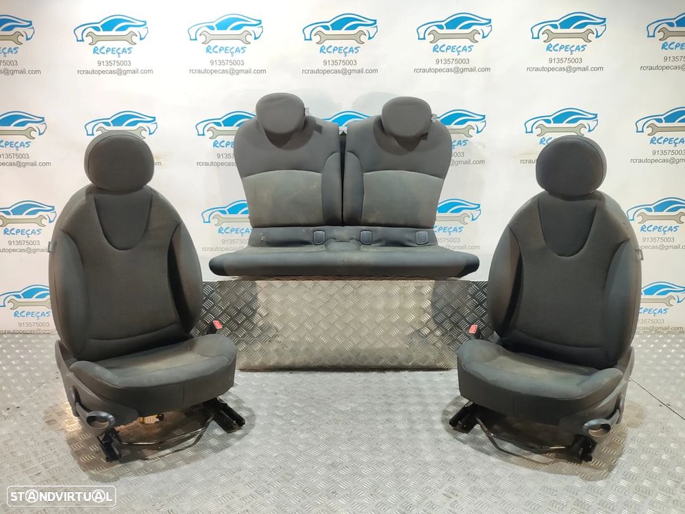 BANCO BANCOS ORIGINAIS MINI ONE COOPER R56 TECIDO AIRBAG - 1