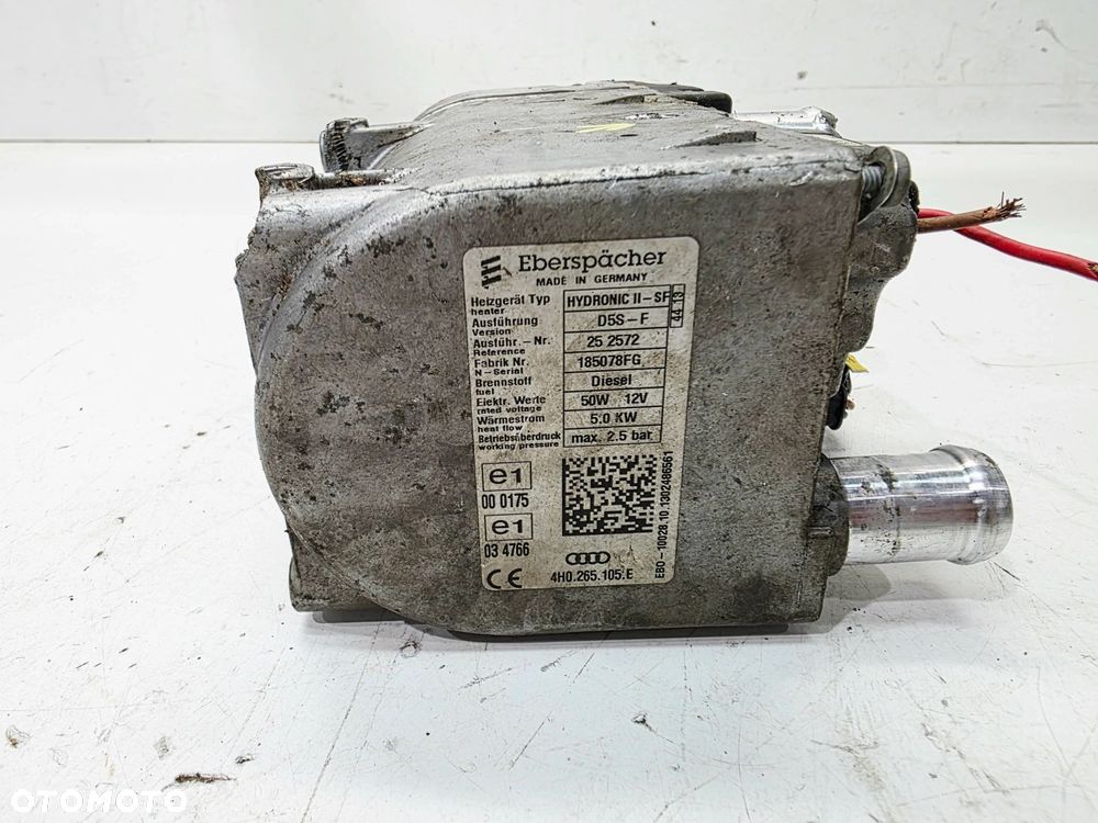 WEBASTO DOGRZEWACZ AUDI A6 C7 A7 4G0265081E - 9