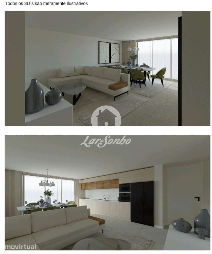 Apartamento T1 COMO NOVO com Lugar de Garagem, a 500m da Praia cent... - Grande imagem: 5/31