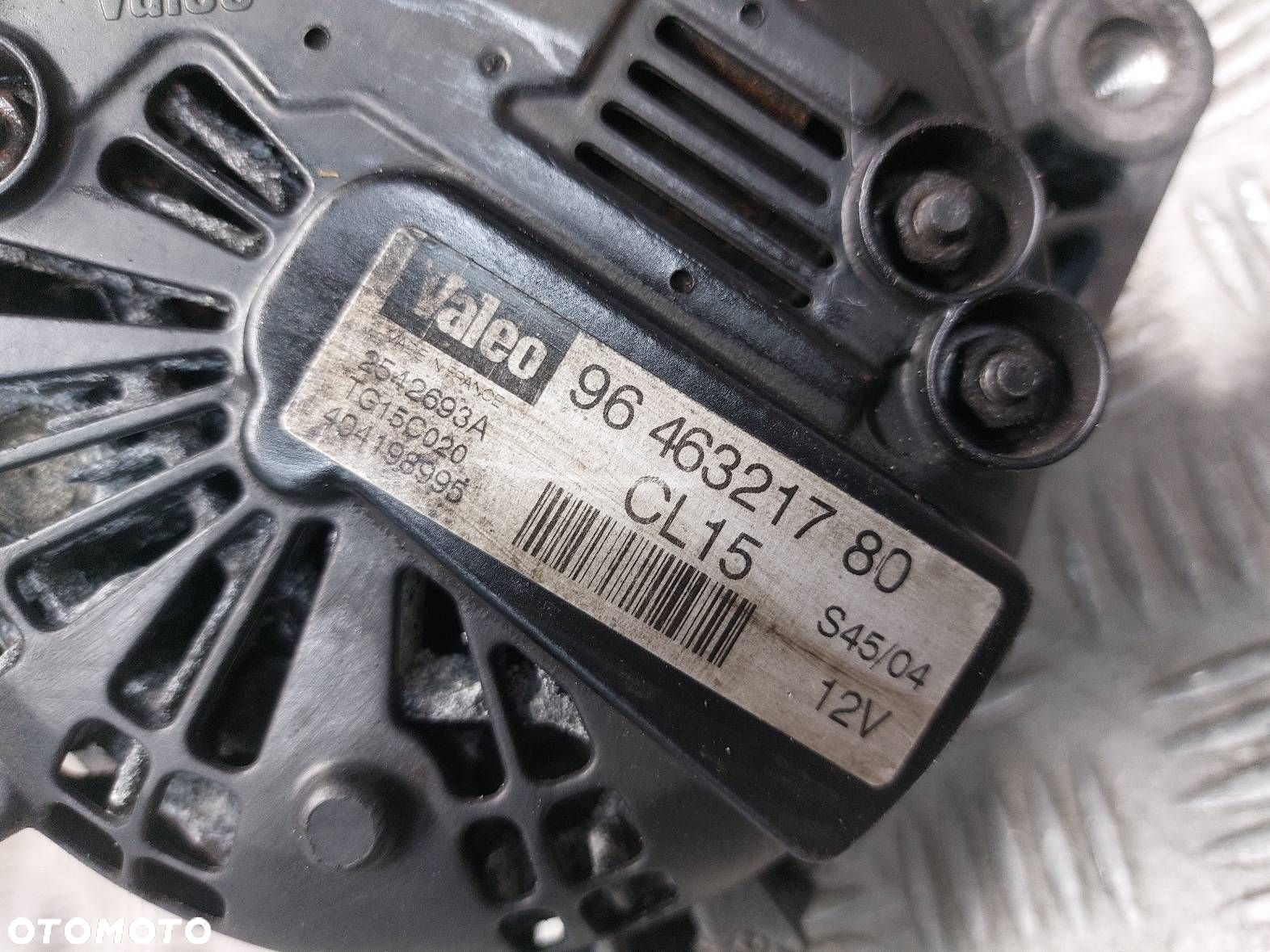 ALTERNATOR PEUGEOT 407 I 1.6 HDI 9646321780 - 6