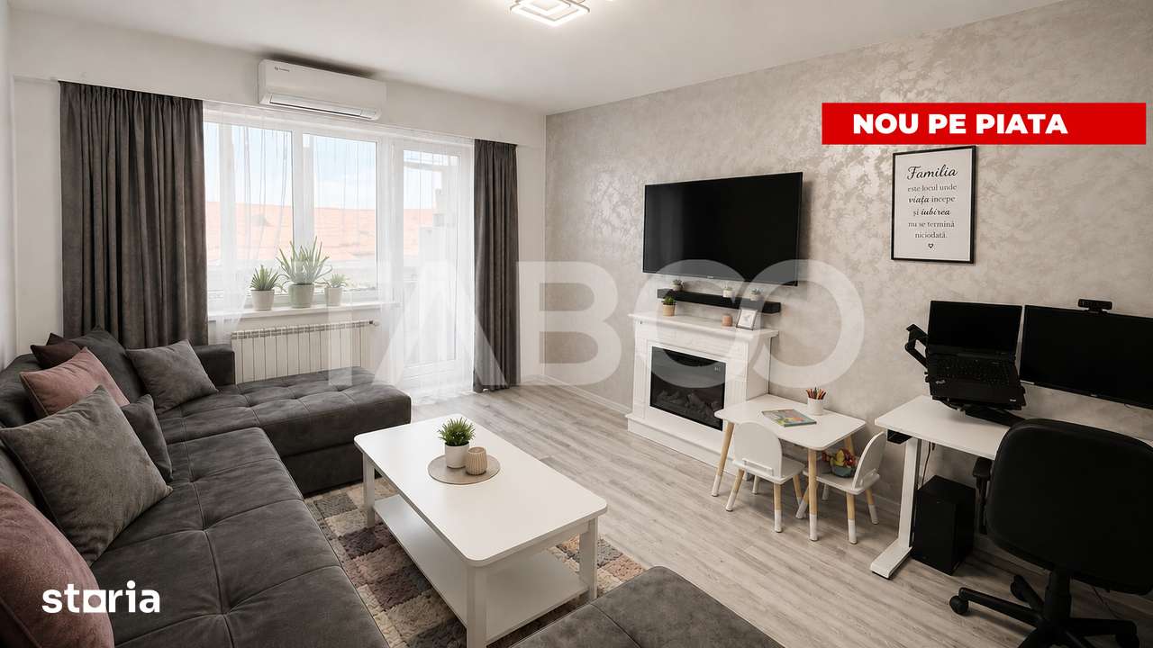 Apartament MODERN 3 camere MOBILAT UTILAT cu PIVNITA 80mpu Terezian — fotografia 3