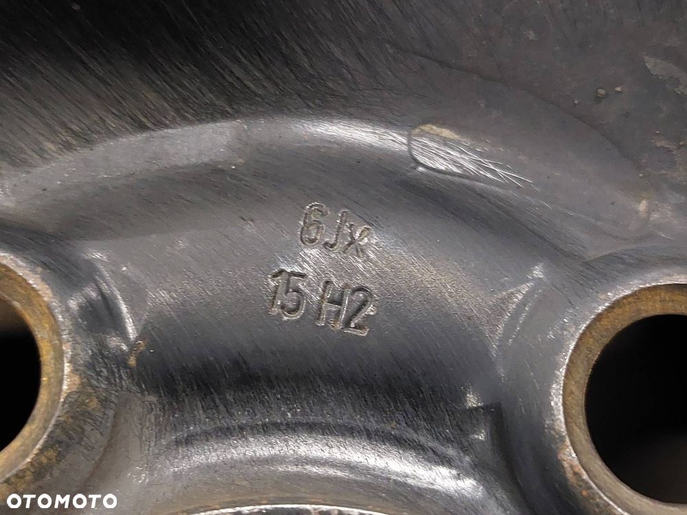 FELGA STALOWA 1 SZT 5x100 6Jx15 ET38 FI57,1 VW SKODA SEAT 1J0601027Q - 3