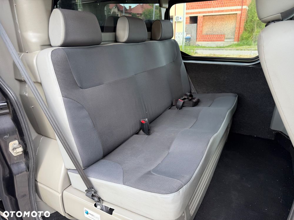Opel VIVARO L2H1 Długi Klima Dubel Kabina 5os Brygadówka Hak Dźwig - 17