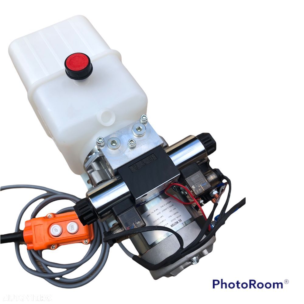 Pompa basculare dublu efect 24v rampe trailer - 2