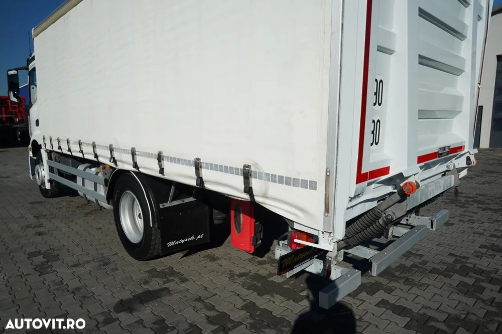 Mercedes-Benz ANTOS 1835 / CAMION RIGID / CAROSERIE CU PRELATĂ - 6,1 M / PLATFORMĂ HIDRAULICĂ DHOLLANDIA - 2.000 KG / EURO 6 - 13