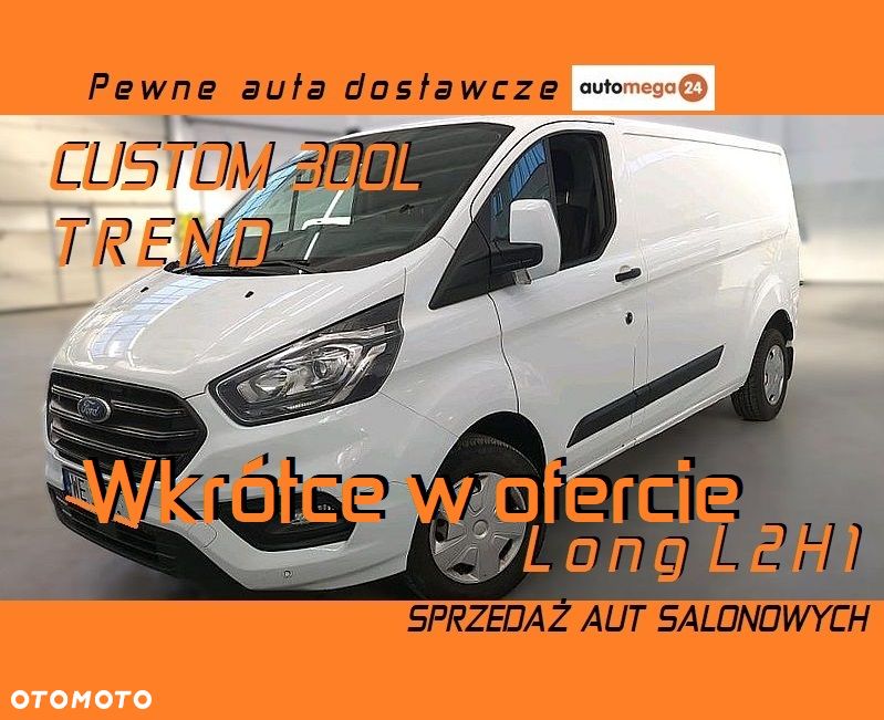 Ford TRANSIT CUSTOM VAN 300L MODEL L2H1 Long VAT-1 Cięż. 3 osobowy SILNIK 2.0 130KM Euro-6 DUŻA ŁADOWNOŚĆ 1086kg DMC 3000kg Homologacja na hak 2800kg ZABUDOWA PAKI! Niski przebieg TYLKO 93tys.km! - 1