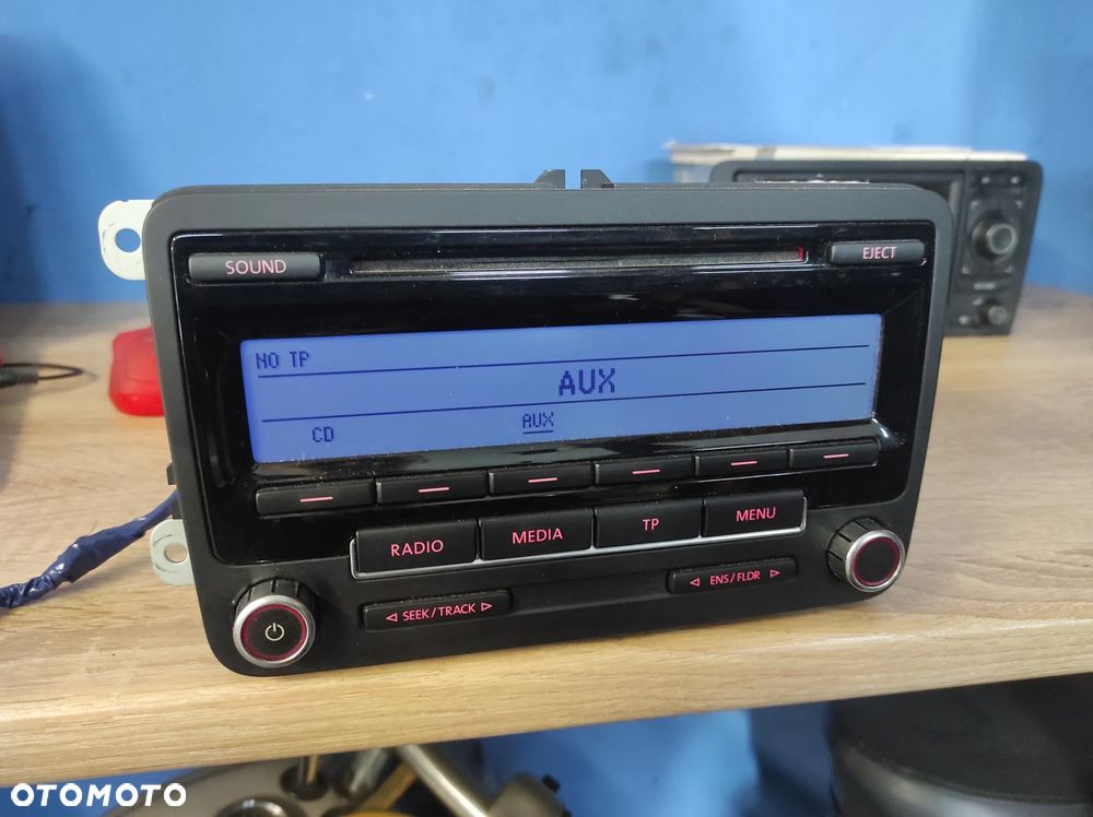 RADIO NAWIGACJA MP3 RCD DAB ROZKODOWANE VW PASSAT B6 B7 GOLF 5 6 PLUS JETTA KOMBI TOURAN CADDY SIROCCO TIGUAN POLO 1K0035186AB WYSYŁKA !!!! - 2