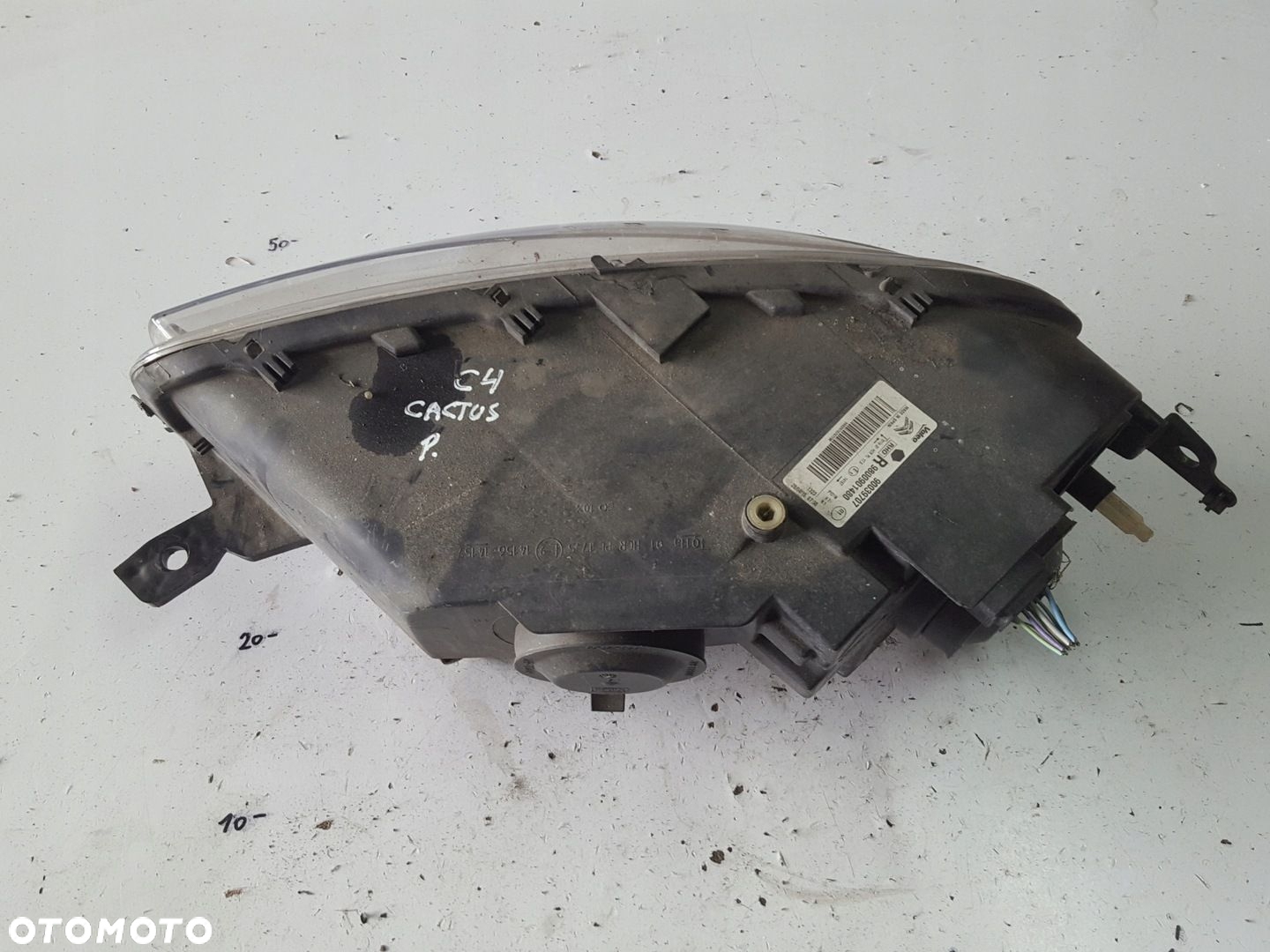 CITROEN C4 CACTUS 14-17r LAMPA PRAWA PRZÓD ANGLIK 9800901480 - 5