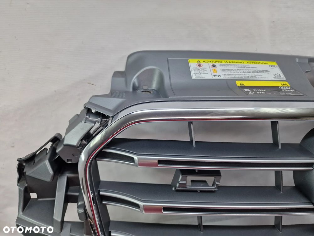 AUDI A3 / S3 8V0 / 8V3 12- ATRAPA / GRILL PRZEDNI PRZÓD , BARDZO ŁADNA , SZARA , NR 8V3853651B/C , NR AUKCJI GL696 (GL697) - 2