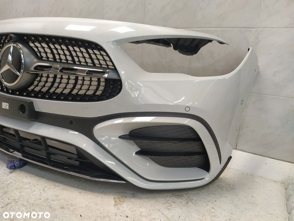 MERCEDES GLA H247 AMG LIFT 23- ZDERZAK PRZÓD PRZEDNI GRILL ZANCZEK GWIAZDA 6XPDC KRATKI ORYGINAŁ - 7