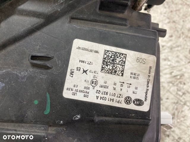 VW TOUAREG LIFT LAMPA XENON LED PRAWA 7P1941033A - 5