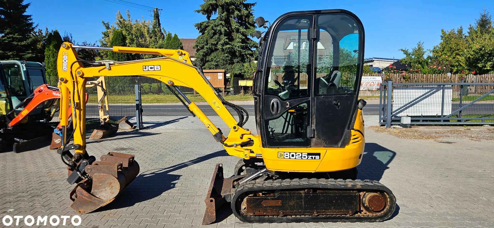 JCB 8025 ZTS 2007 rok 3 łyżki krótki tył z Niemiec serwisowana JCB TOP!!! - 1