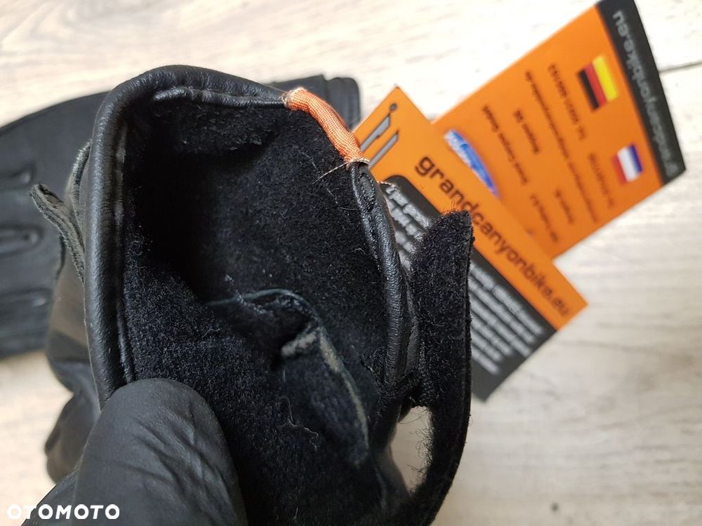 Rękawiczki skórzane na Motocykl Skuter Rozmiar L - 5