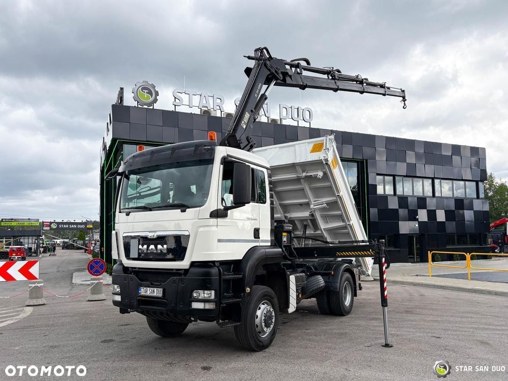 MAN TGS 18.360 4x4 HIAB 144 E-4 HDS Żuraw Wywrotka - 2