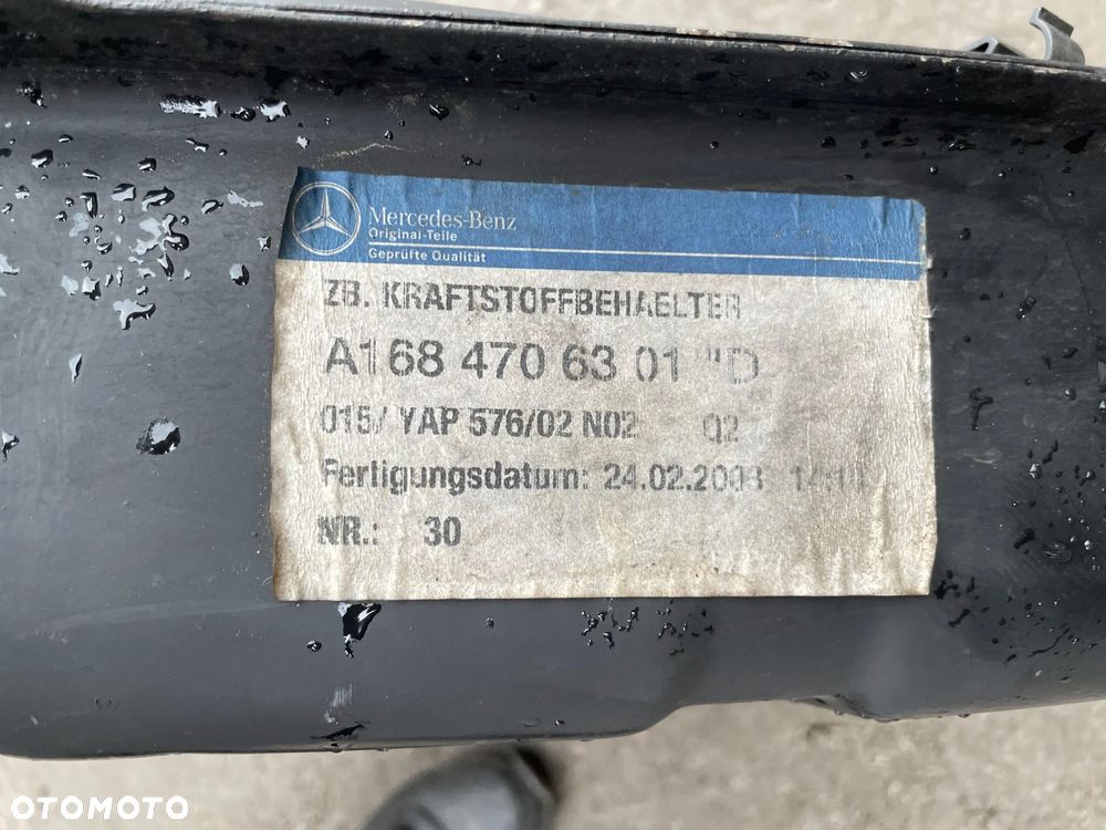 Zbiornik paliwa bak Mercedes A-Klasa W168 diesel OE - 4
