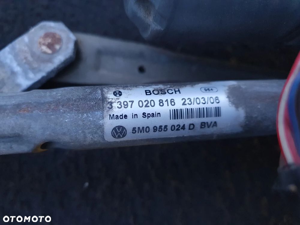 MECHANIZM WYCIERACZEK PRAWY PRZÓD VW GOLF V PLUS 5M0955024D 5M0955120A EUROPA - 2