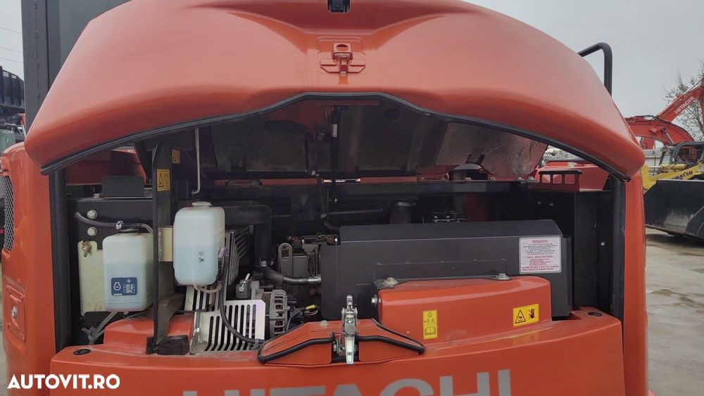 Hitachi ZX85, 9,3 TONE, 2023, 1.965h, CUPLA RAPIDA HIDRAULICA, cupe ingusta si lata NOI, cupa taluz neinclinabila NOUA, senile cauciuc PAD, LAMA NIVELARE, Instalatia picon pe brate, Aer cond, sistem antifurt, Ad sapare 5m,ridica 5t, CA NOU-PROMOTIE 64.900Eur - 28