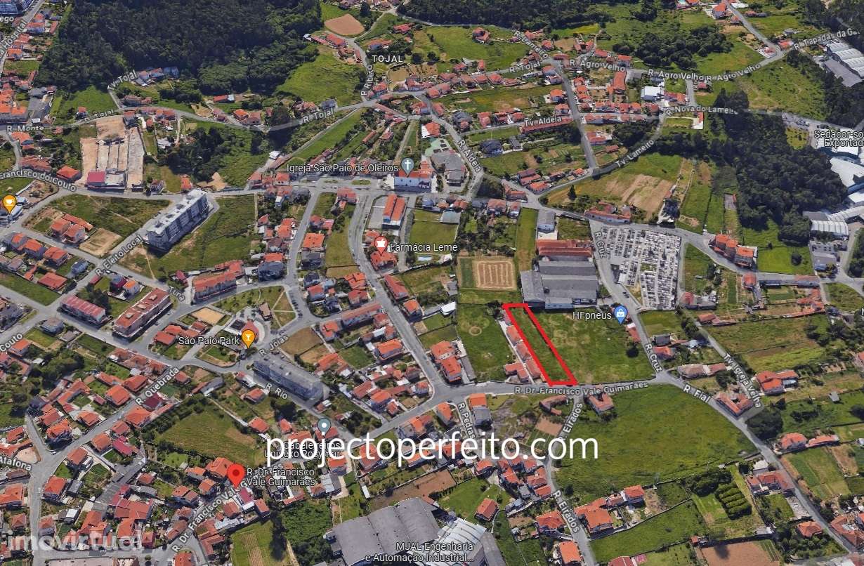 Lote de Terreno  Venda em São Paio de Oleiros,Santa Maria da Feira - Grande imagem: 5/6