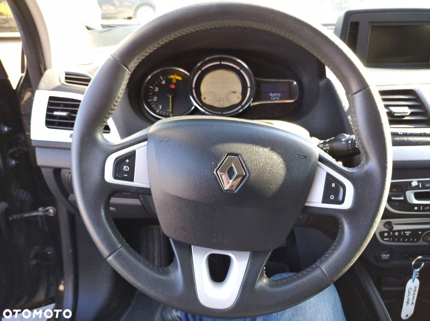 RENAULT MEGANE 3 III COUPE 3D 08- DESKA KONSOLA PASY PODUSZKI AIRBAG KPL - 3