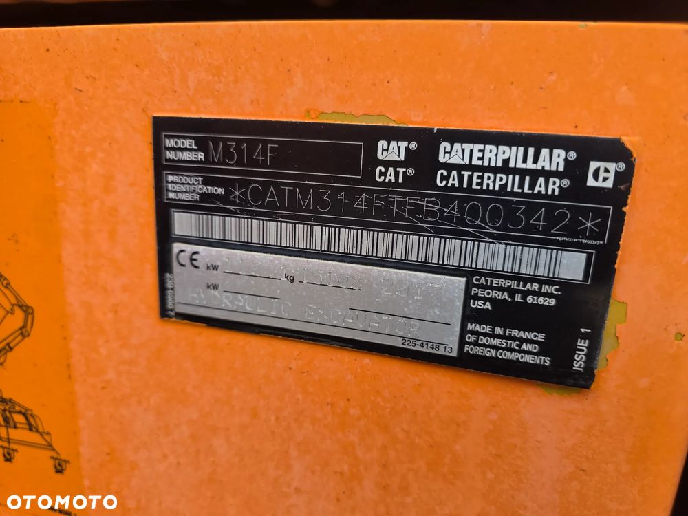 Caterpillar Cat M314F Rototil z Niemiec - 19