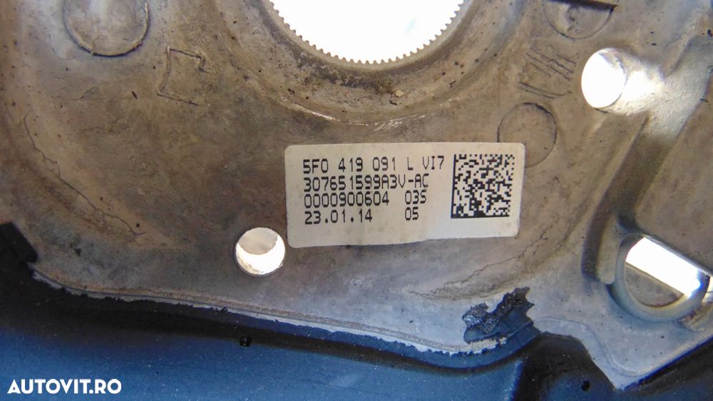 Volan Seat Ibiza MK4 an 2016 cod 5F0419091LV17 - 7