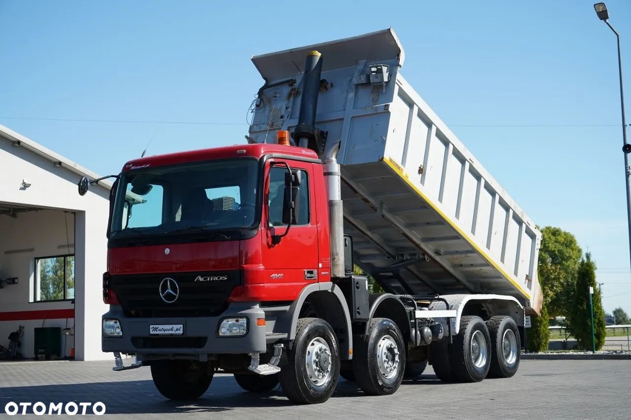Mercedes-Benz ACTROS 4141 / 8X6 / WYWROTKA TYLNOZSYPOWA / WIELTON / EPS + SPRZĘGŁO / OPONY 100% - 1