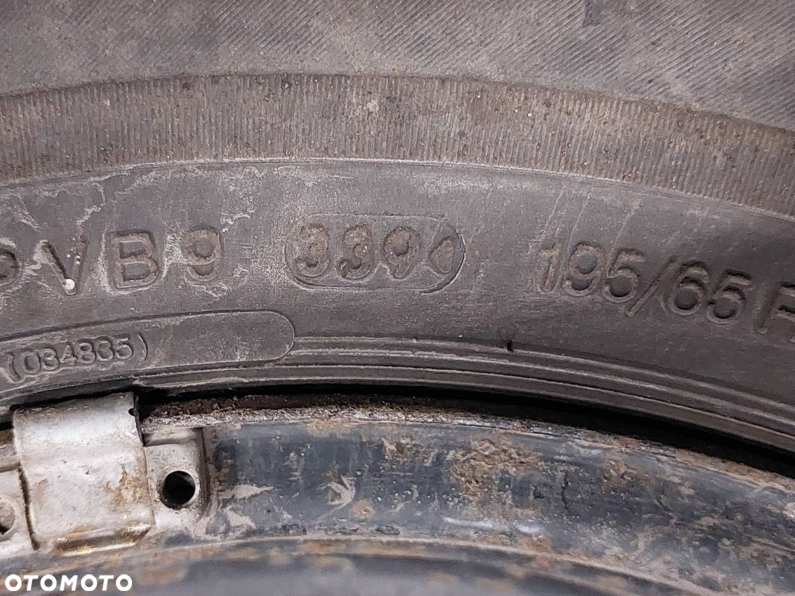 KOŁO FELGA OPONA ZAPAS 5x112 6Jx15 ET45 FI57,1 195/65R15 PASSAT B5 - 6