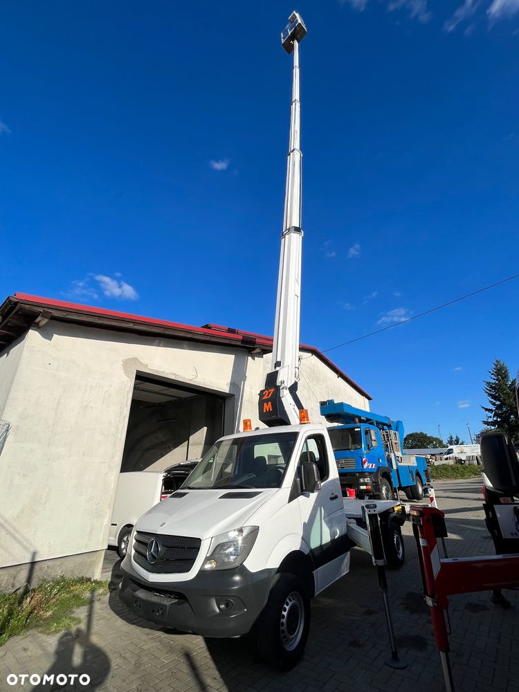Mercedes-Benz Podnośnik Koszowy Ruthmann TB270 Zwyżka 27 Metrów 16 w Bok UDT Import Jak Wumag Gsr Multitel - 10