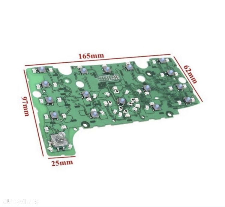 Placa consola circuit MMI butoane Audi Q7 4L facelift 2011-2015 - 4