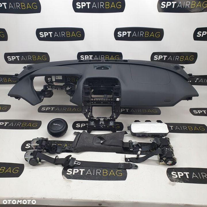 JAGUAR X761 F-PACE DESKA ROZDZIELCZA KONSOLA KOKPIT PULPIT PODUSZKI AIRBAG AIR BAG PASY KIT SET - 1