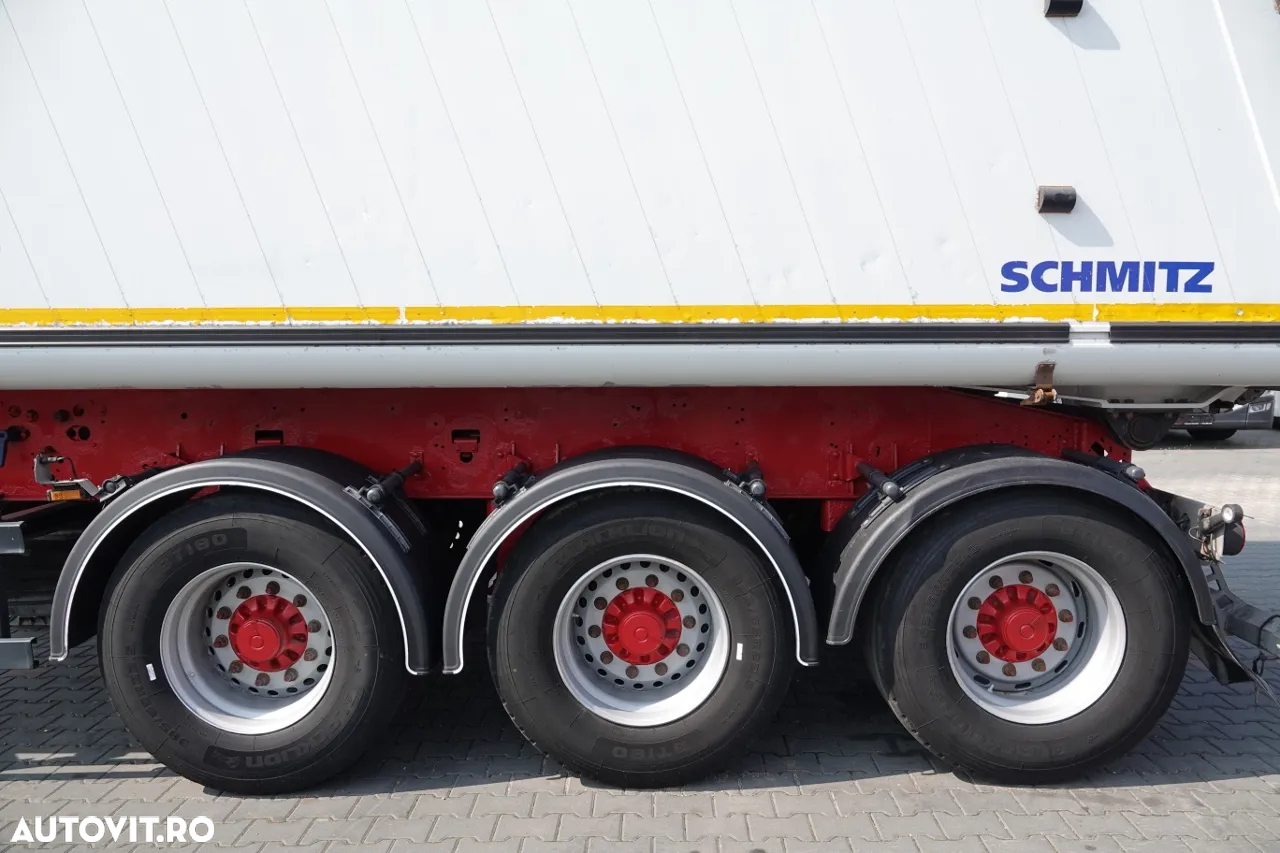 Schmitz Cargobull 40 M3 BASCULATOR / CAMION ALUMINIU / AXIE LIFTATOR / SAF / IMPORTAT - 17