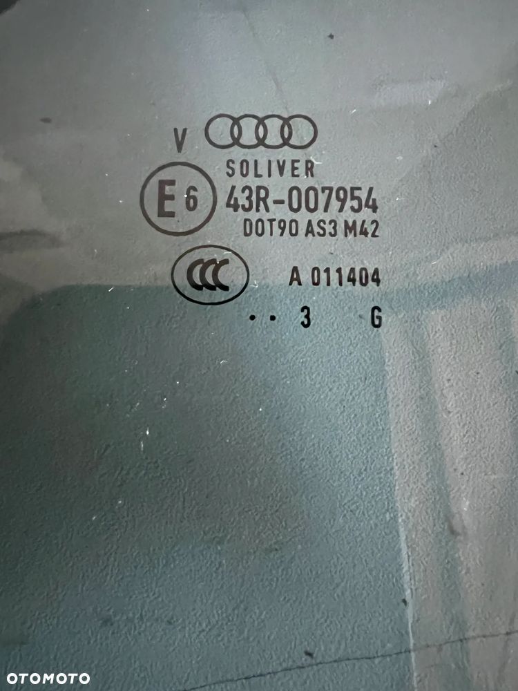 SZYBA LEWA TYLNA A5 LIFT SPORTBACK ORYGINAŁ 2015 - 3