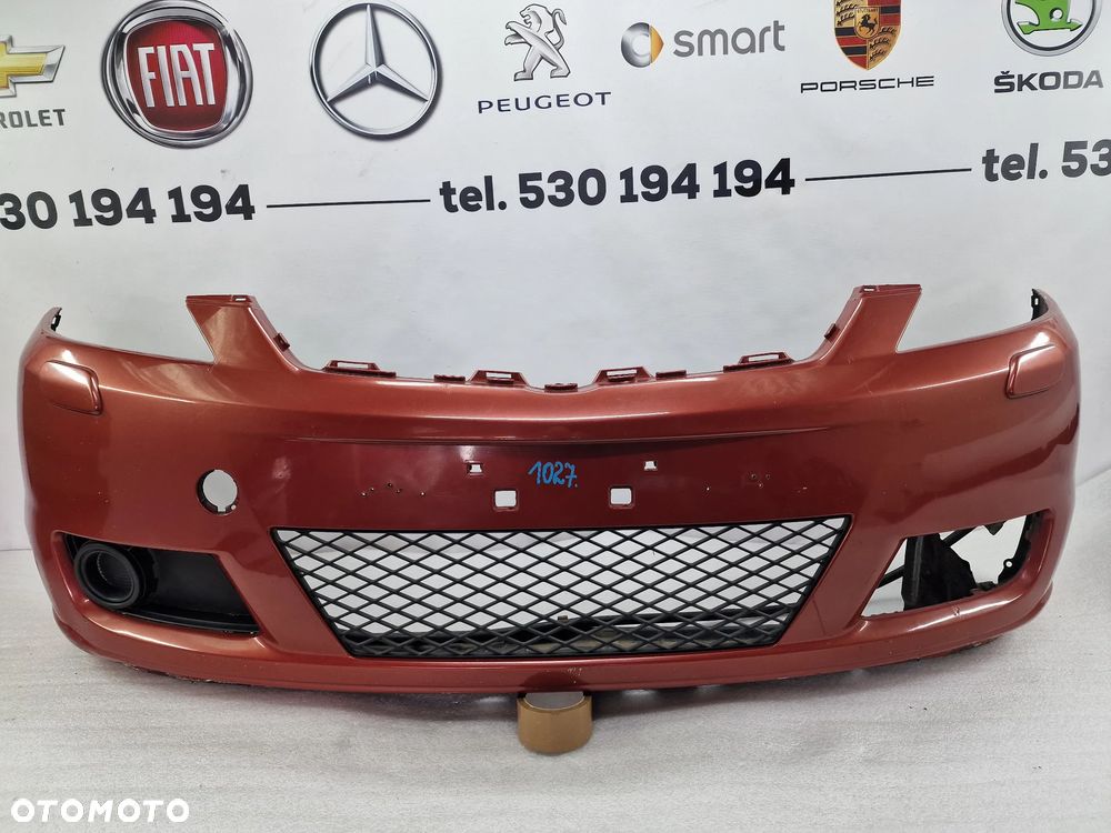 MAZDA 5 05- KOMPLETNY ZDERZAK PRZEDNI PRZÓD ZE SPRYSKIWACZAMI , KOLOR MIEDZIANY METALIK , NR C235-50031 , NR AUKCJI NZ1027 - 1