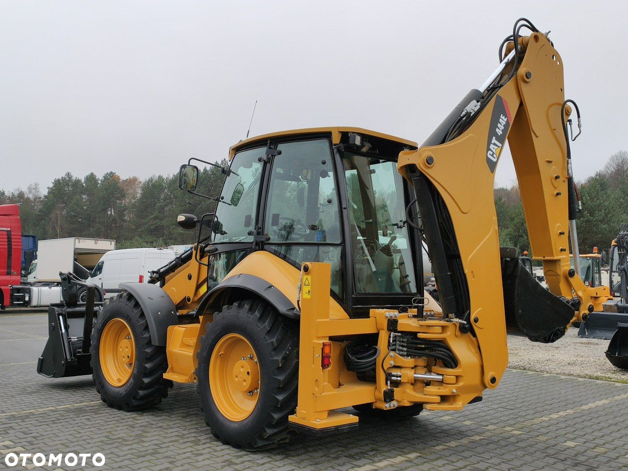 Caterpillar 444E Premier Sterowanie na Joystickach FULL OPCJA - 5