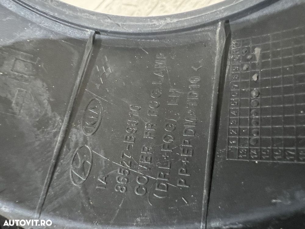 Grila proiector stanga bara fata, Hyundai i10, 2013, 2014, 2015, 2016, 86527-B9010. - 3