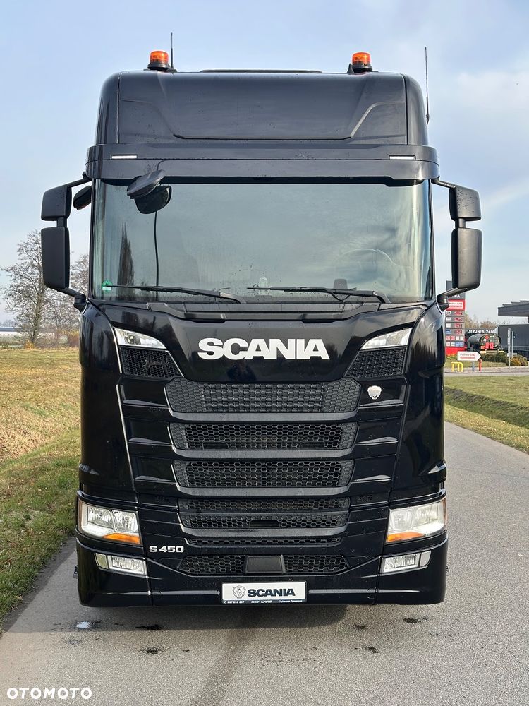 Scania S450 6x2 Rama Rozstaw 5m Poduszki przód Bogata Opcja Laweta BDF - 11