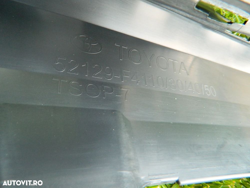 Grila bara fata Toyota CHR ,C-HR, CH-R , model 2020-2022 cod 52129-F4110 - 6