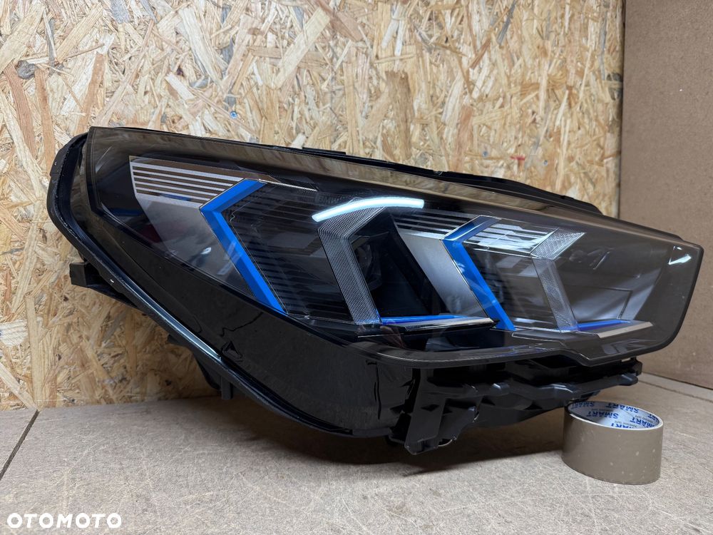 BMW X2 U10 FULL LED NIEBIESKI SREBRNY LAMPA PRAWA REFLEKTOR 5A77EB8 - 25