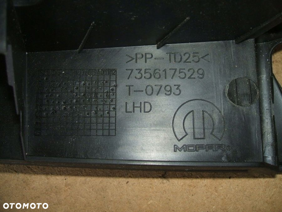 FIAT TIPO II SCHOWEK PASAŻERA KLAPKA 735617529 7356311620E - 4