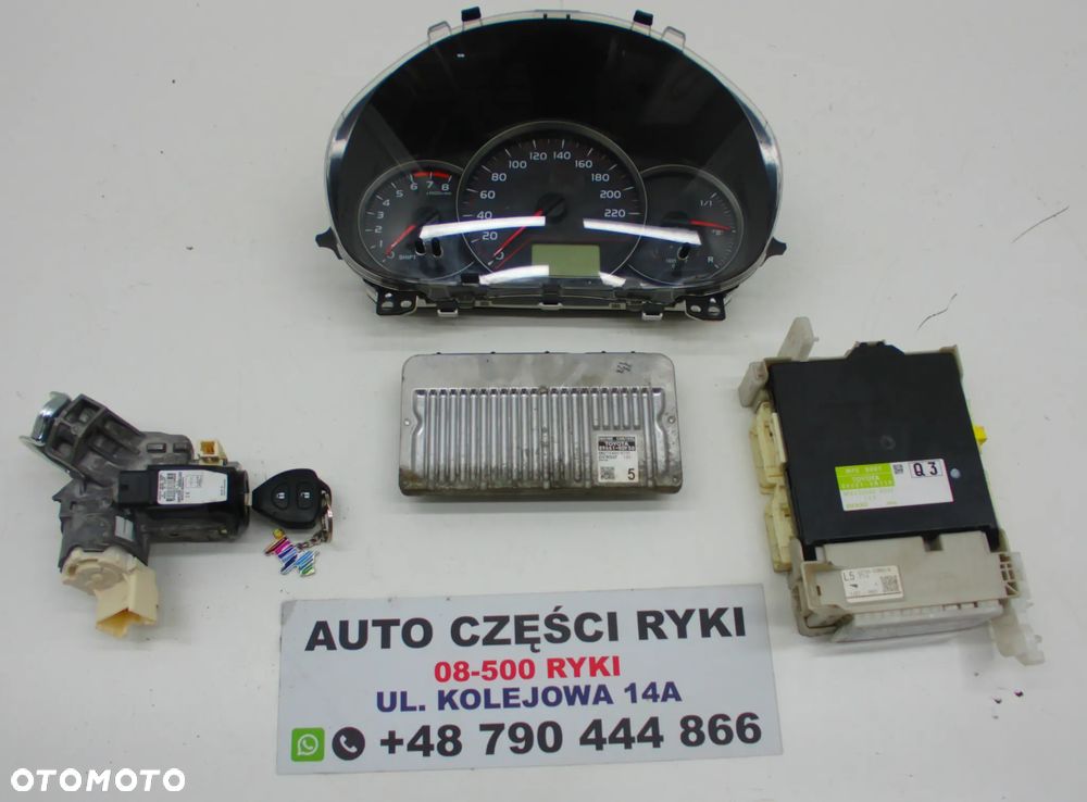 Toyota Yaris III 1.33 Zestaw Startowy Komputer Licznik Stacyjka - 1