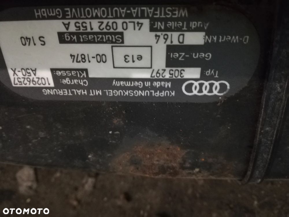 HAK HOLOWNICZY BELKA PAS AUDI Q7 4L 4L0092155A - 4