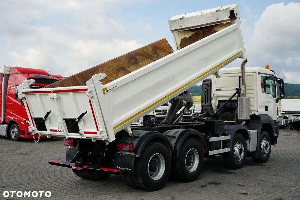 MAN TGS 35.420 / 8X4 / WYWROTKA 2 STRONNA / MEILLER KIPPER / HYDROBURTA / AUTOMAT / EURO 6 - 6