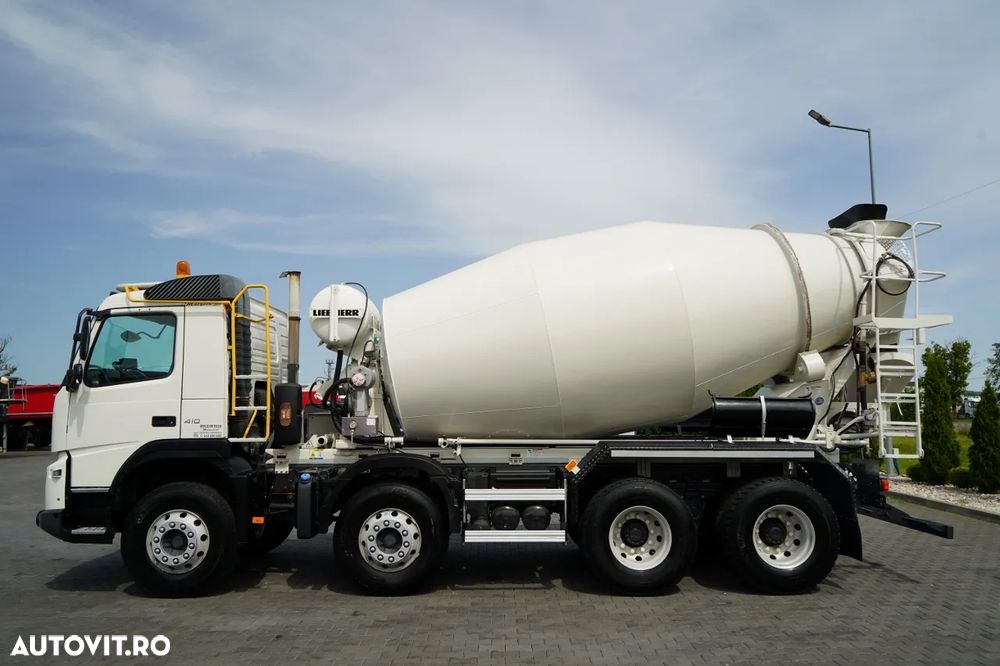 Volvo FMX 410 / 8x4 / BETONIERĂ / BETONIERĂ / LIEBHERR / 9 M3 / I-SHIFT / JANTE DIN ALIAJ / EURO 5 - 5