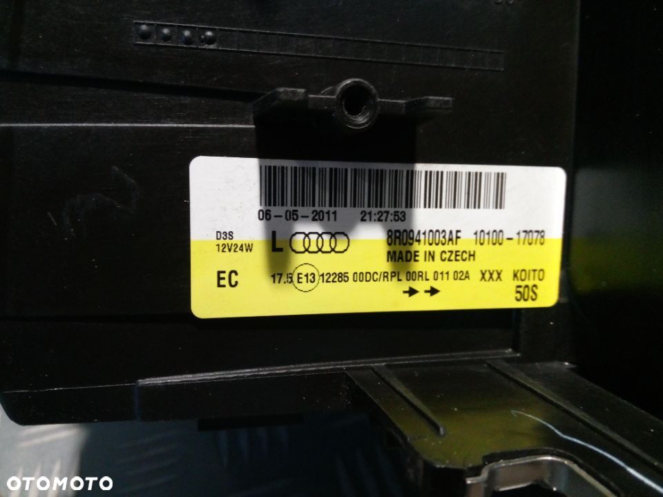 Audi Q5 biXenon skretny lewy reflektor lampa EUROPA - 3