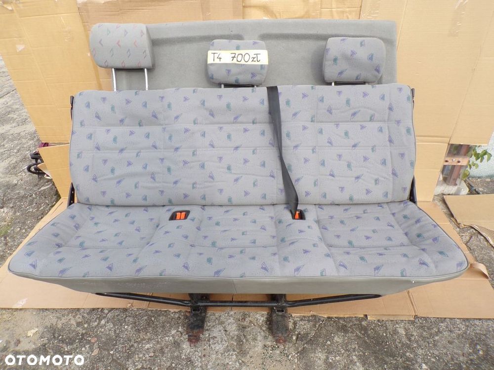 VW Transporter T4 fotel kanapa 3 osobowa III rząd - 1