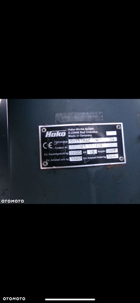 Hako citytrac 4200 zamiatarka solarko piaskarka 4x4 - 12