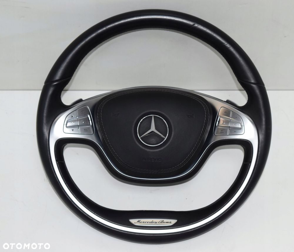 MERCEDES S KLASA W222 KIEROWNICA CZARNA - 1